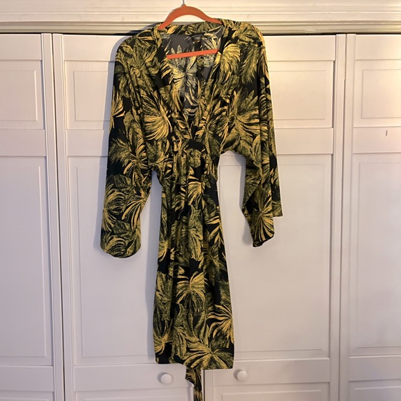 Moda International Dresses & Skirts - Faux wrap dress with kimono sleeves from Moda (Victorias Secret)
